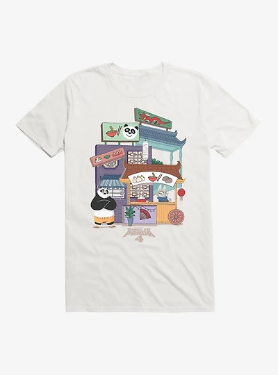 Kung Fu Panda 4 Street Cart Buffet T-Shirt