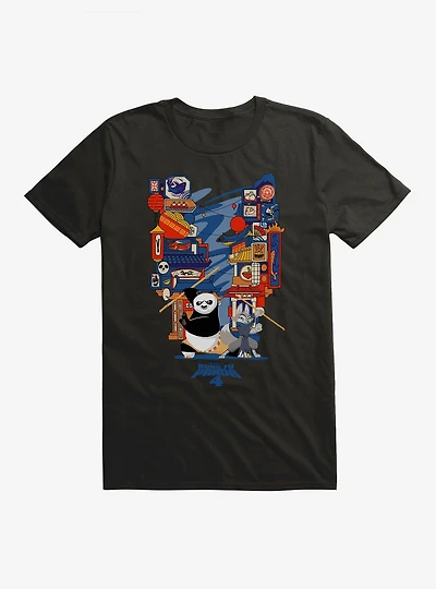 Kung Fu Panda 4 The Big City T-Shirt