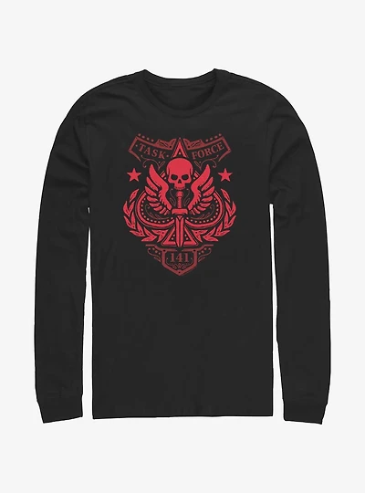 Call of Duty Task Force 141 Badge Long-Sleeve T-Shirt
