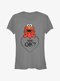 Sesame Street Elmo You Ok Heart Girls T-Shirt