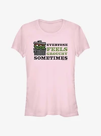 Sesame Street Oscar Feeling Grouchy Sometimes Girls T-Shirt