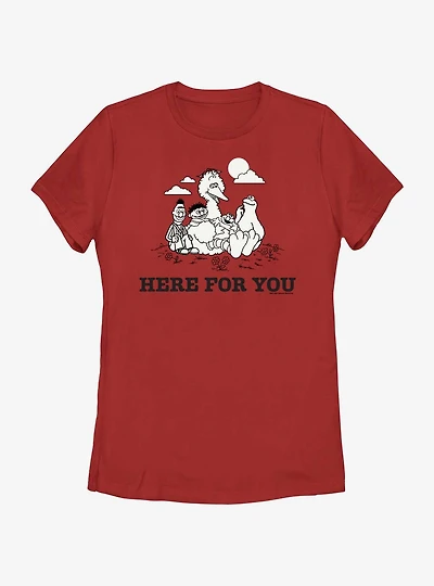 Sesame Street Here For You Womens T-Shirt