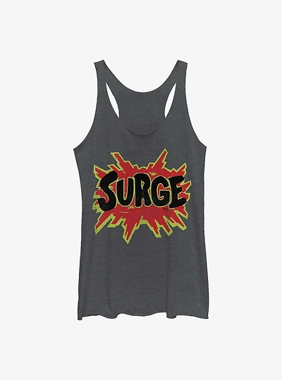 Coca-Cola Surge Soda Girls Raw Edge Tank