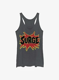 Coca-Cola Surge Soda Girls Raw Edge Tank