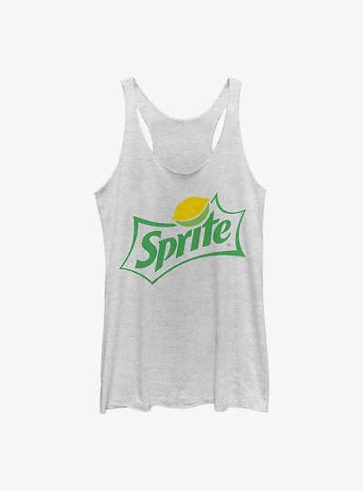 Coca-Cola Vintage Sprite Logo Girls Raw Edge Tank