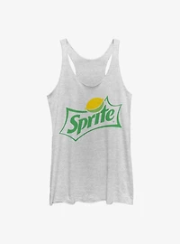 Coca-Cola Vintage Sprite Logo Girls Raw Edge Tank
