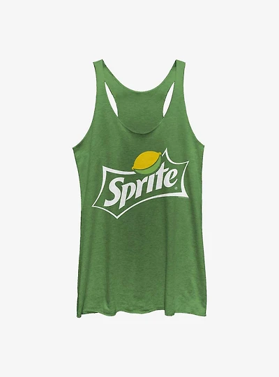 Coca-Cola Vintage Sprite Logo Girls Raw Edge Tank