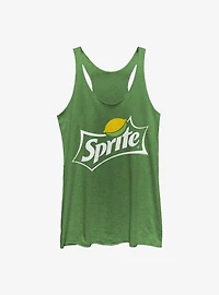 Coca-Cola Vintage Sprite Logo Girls Raw Edge Tank