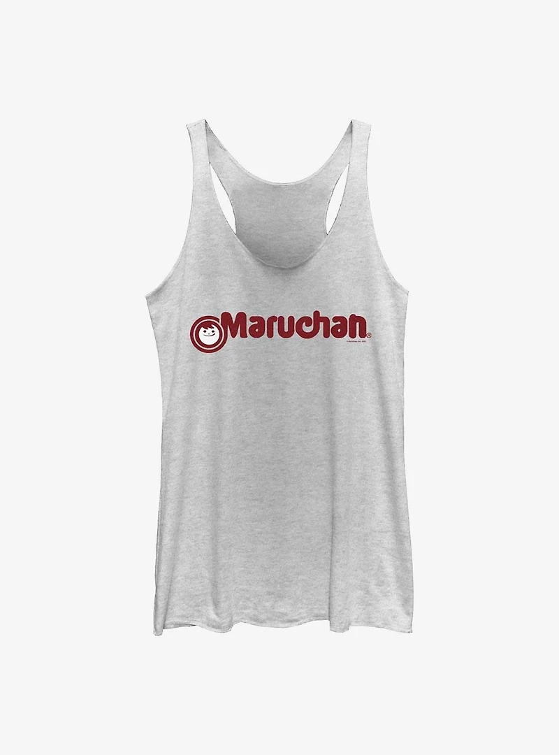 Maruchan Simple Logo Girls Raw Edge Tank