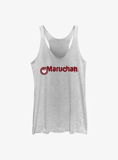 Maruchan Simple Logo Girls Raw Edge Tank