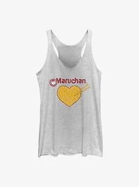 Maruchan Noodles Heart Girls Raw Edge Tank