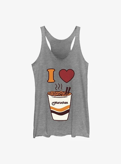 Maruchan I Heart Maruchan Girls Raw Edge Tank