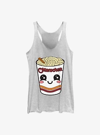 Maruchan Kawaii Face Cup Girls Raw Edge Tank