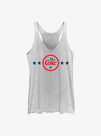 Coca-Cola Ice Cold Coke Badge Girls Raw Edge Tank