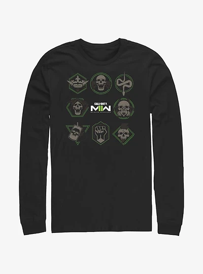 Call of Duty Perks Icon Box Long-Sleeve T-Shirt