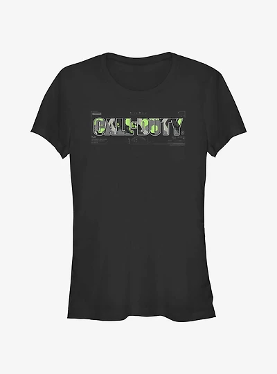 Call of Duty Camo Logo Girls T-Shirt