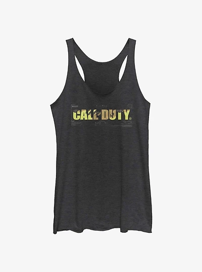 Call of Duty Tactical Camo Logo Girls Tank
