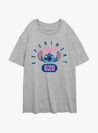 Disney Lilo & Stitch Experiment 626 Womens Oversized T-Shirt