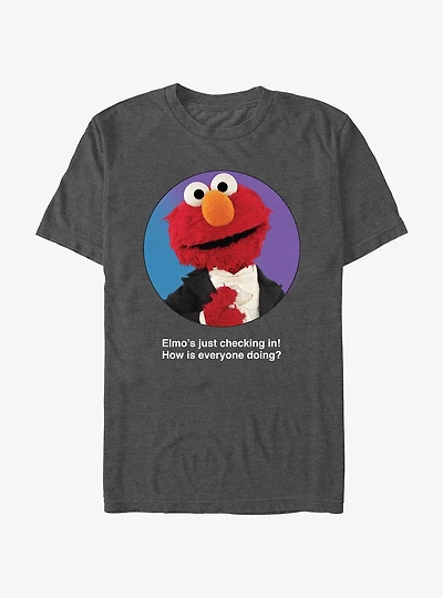 Sesame Street Elmo Tuxedo Checking In T-Shirt