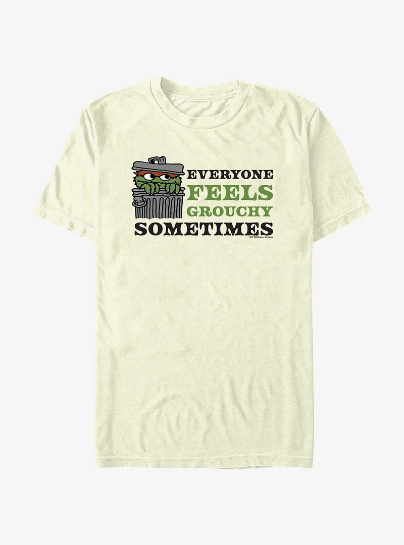 Sesame Street Oscar Feeling Grouchy Sometimes T-Shirt