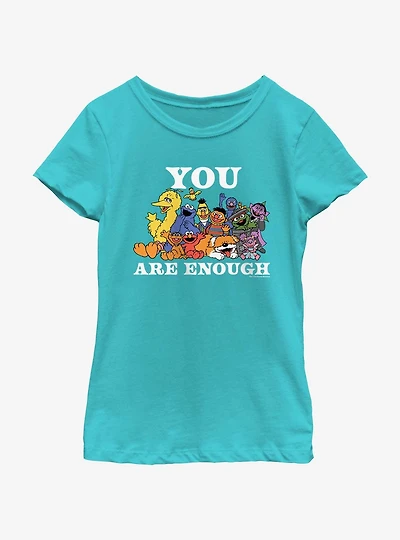 Sesame Street You Are Enough Youth Girls T-Shirt