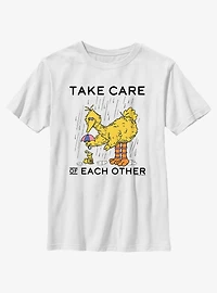 Sesame Street Big Bird Take Care Of Each Other Youth T-Shirt