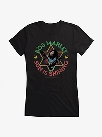 Bob Marley Sun Is Shining Girls T-Shirt