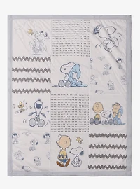 Peanuts Snoopy & Friends Squares Baby Blanket