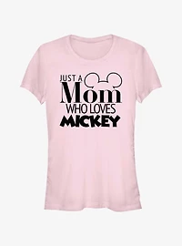 Disney Mickey Mouse Mom Loves Mickey Girls T-Shirt