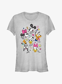 Disney Mickey Mouse Doodle Crew Girls T-Shirt
