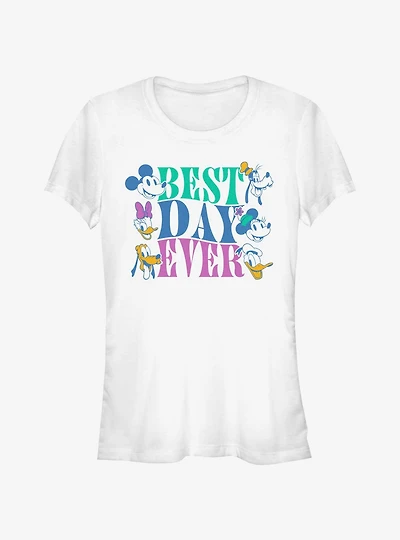 Disney Mickey Mouse Best Day With Friends Girls T-Shirt