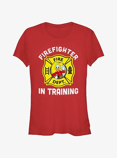 Disney Donald Duck Firefighter In Training Girls T-Shirt