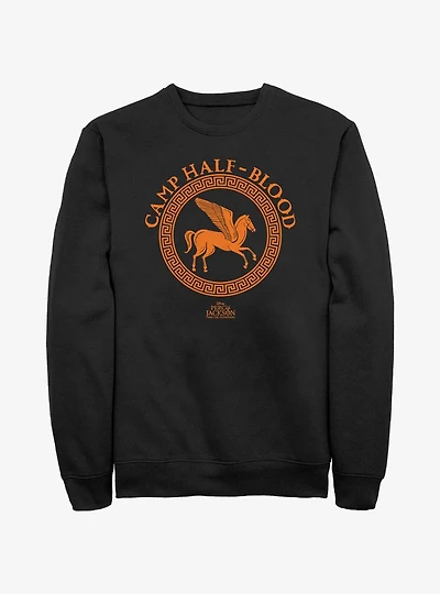 Disney Percy Jackson And The Olympians Camp Half Blood Icon Logo Sweatshirt