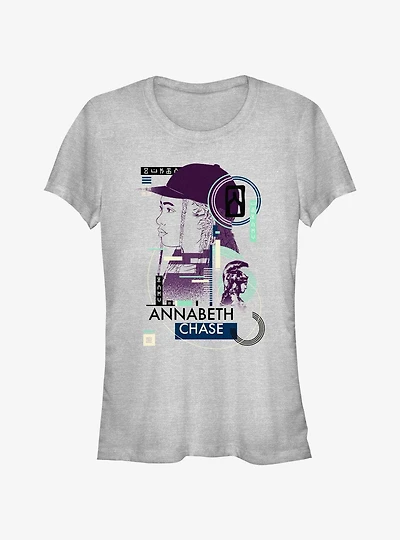 Disney Percy Jackson And The Olympians Annabeth Chase Geometric Girls T-Shirt