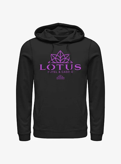 Disney Percy Jackson And The Olympians Lotus Hotel & Casino Logo Hoodie