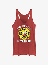 Disney Mickey Mouse Firefighter In Training Girls Tank Top