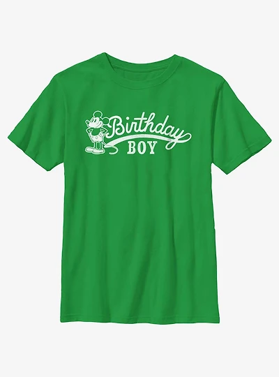 Disney Mickey Mouse Vintage Birthday Boy Youth T-Shirt
