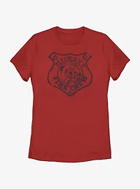 Disney Mickey Mouse Mickey's Fire Crew Badge Womens T-Shirt