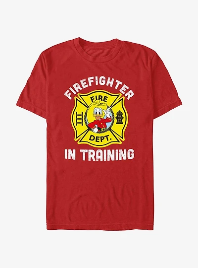 Disney Mickey Mouse Donald Firefighter Training T-Shirt