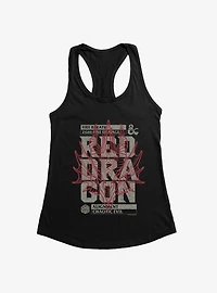 Dungeons & Dragons Red Dragon Stamp Girls Tank