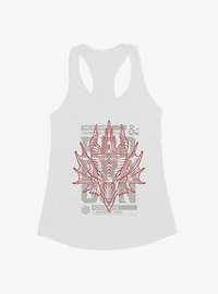 Dungeons & Dragons Red Dragon Stamp Girls Tank