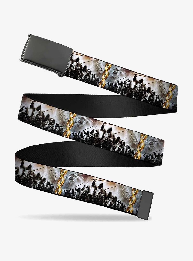 The Lord Of The Rings Nine Ringwraiths Attack Orcs Flip Web Belt