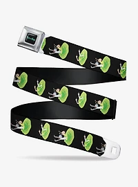 Rick And Morty Middle Finger Portal Jump Poses Seatbelt Belt