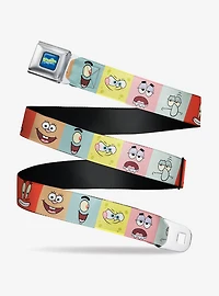 SpongeBob SquarePants And Friends Expressions Seatbelt Belt