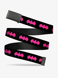 DC Comics Batman Signal Fuchsia Flip Web Belt