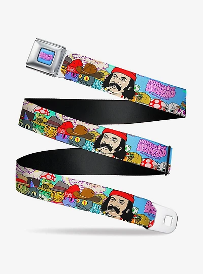 Cheech & Chong Homies in Dreamland Title Logo Homies Seatbelt Belt