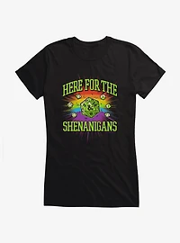Dungeons & Dragons Here For The Shenanigans Girls T-Shirt
