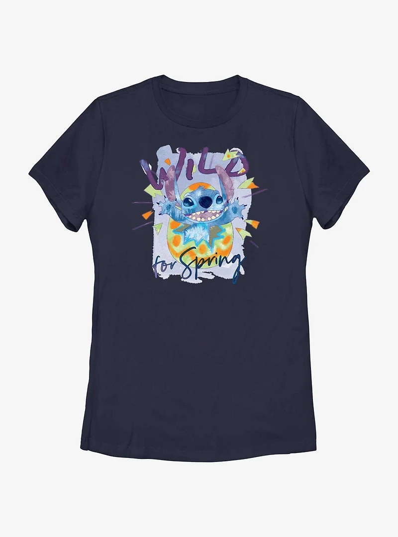 Disney Lilo & Stitch Wild For Spring Womens T-Shirt