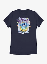 Disney Lilo & Stitch Wild For Spring Womens T-Shirt