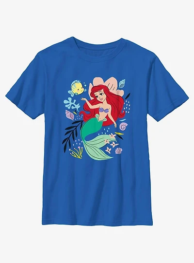 Disney Princesses Ariel And Flounder Youth T-Shirt